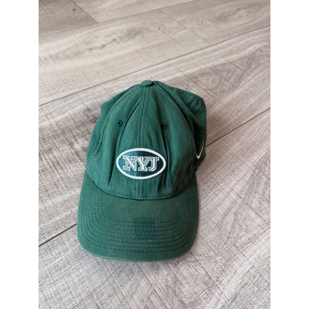 Nike Team NFL New York Jets Green Hat NYJ Embroidered Universal Fit Cap